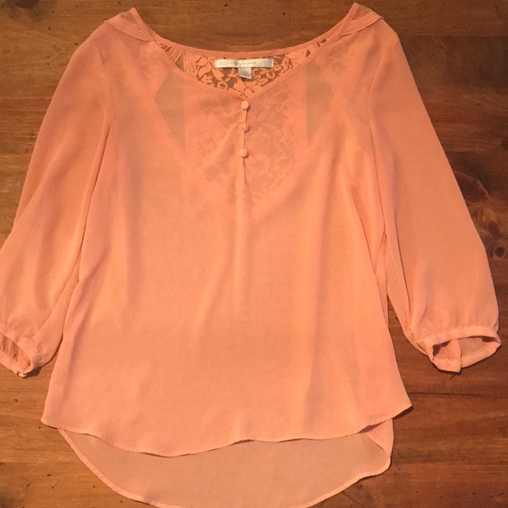 Sheer Lauren Conrad top